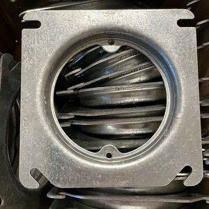 Raco 4” Square Steel 8767 1/2” Raised Ring Electrical Box Cover (24pk)